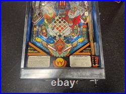 1988 Jokerz Jokerz! Pinball Machine Leds Plays Great 9 Drop Targets Cards