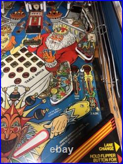 1988 Jokerz Jokerz! Pinball Machine Leds Plays Great 9 Drop Targets Cards