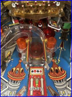 1988 Jokerz Jokerz! Pinball Machine Leds Plays Great 9 Drop Targets Cards