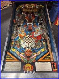 1988 Jokerz Jokerz! Pinball Machine Leds Plays Great 9 Drop Targets Cards