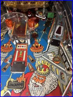 1988 Jokerz Jokerz! Pinball Machine Leds Plays Great 9 Drop Targets Cards
