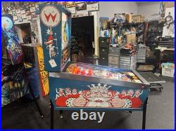 1988 Jokerz Jokerz! Pinball Machine Leds Plays Great 9 Drop Targets Cards