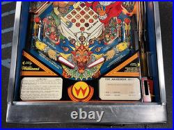 1988 Jokerz Pinball Machine Jokerz! 9 Drop Targets Cards Plays Great Jokers