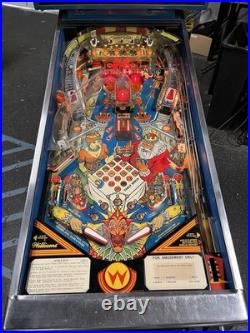 1988 Jokerz Pinball Machine Jokerz! 9 Drop Targets Cards Plays Great Jokers