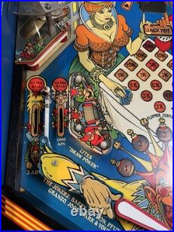1988 Jokerz Pinball Machine Jokerz! 9 Drop Targets Cards Plays Great Jokers