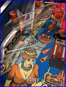 1988 Jokerz Pinball Machine Jokerz! 9 Drop Targets Cards Plays Great Jokers