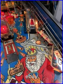 1988 Jokerz Pinball Machine Jokerz! 9 Drop Targets Cards Plays Great Jokers