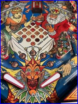 1988 Jokerz Pinball Machine Jokerz! 9 Drop Targets Cards Plays Great Jokers