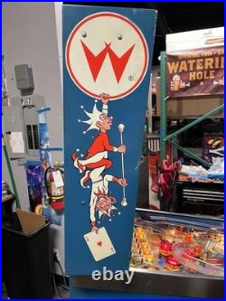 1988 Jokerz Pinball Machine Jokerz! 9 Drop Targets Cards Plays Great Jokers