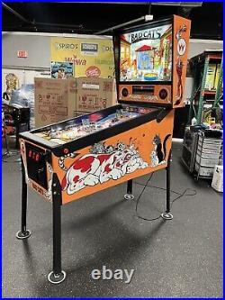 1989 Bad Cats Pinball Machine Leds Profesional Techs Leds Tons Of Extras Badcats