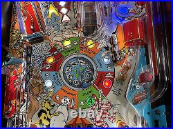 1989 Bad Cats Pinball Machine Leds Profesional Techs Leds Tons Of Extras Badcats