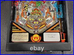 1989 Bad Cats Pinball Machine Leds Profesional Techs Leds Tons Of Extras Badcats