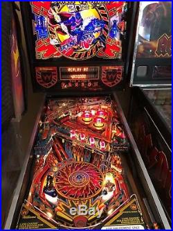 1989 Black Knight 2000 Pinball Machine Williams $499 SHIPPING NICE