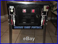 1989 Data East Monday Night Football Pinball Machine Leds $399 Ship Very Nice