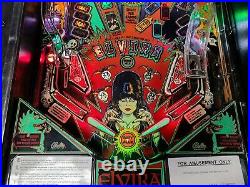 1989 Elvira And The Party Monsters Pinball Machine Leds Super Nice Example