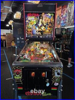 1989 Elvira And The Party Monsters Pinball Machine Stunning Original Prof Techs