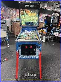 1989 Gottlieb Big House Pinball Machine Professional Techs Full Leds Rare Game