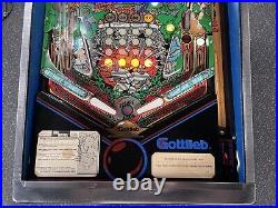 1989 Gottlieb Big House Pinball Machine Professional Techs Full Leds Rare Game