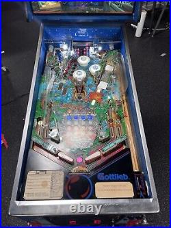 1989 Gottlieb Big House Pinball Machine Professional Techs Full Leds Rare Game