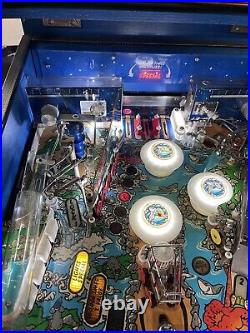 1989 Gottlieb Big House Pinball Machine Professional Techs Full Leds Rare Game