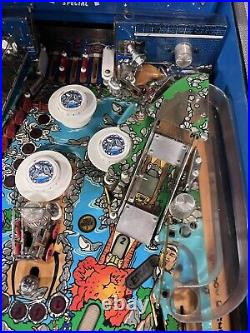 1989 Gottlieb Big House Pinball Machine Professional Techs Full Leds Rare Game