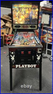 1989 Playboy 35th Anniversary Pinball Machine Plays Great Fully Refurbished