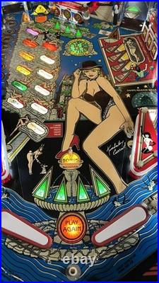 1989 Playboy 35th Anniversary Pinball Machine Plays Great Fully Refurbished