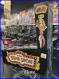 1990 Bally Game Show Pinball Machine Leds Professional Techs Classic Fun Theme