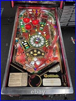 1990 Gottlieb Vegas Pinball Machine Leds Professional Techs Slots Gambling