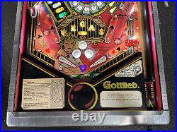 1990 Gottlieb Vegas Pinball Machine Leds Professional Techs Slots Gambling