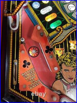 1990 Gottlieb Vegas Pinball Machine Leds Professional Techs Slots Gambling