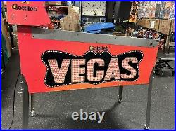 1990 Gottlieb Vegas Pinball Machine Leds Professional Techs Slots Gambling