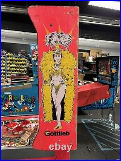 1990 Gottlieb Vegas Pinball Machine Leds Professional Techs Slots Gambling