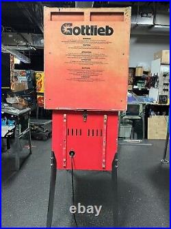 1990 Gottlieb Vegas Pinball Machine Leds Professional Techs Slots Gambling