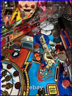 1990 Restored Stunning Funhouse Pinball Machine New Playfield New Decals 1990 Restored Stunning Funhouse Pinball Machine New Playfield New Decals