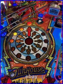 1990 Restored Stunning Funhouse Pinball Machine New Playfield New Decals 1990 Restored Stunning Funhouse Pinball Machine New Playfield New Decals