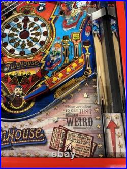 1990 Restored Stunning Funhouse Pinball Machine New Playfield New Decals 1990 Restored Stunning Funhouse Pinball Machine New Playfield New Decals