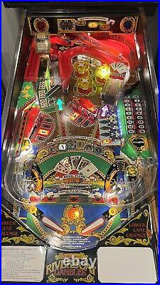 1990 Riverboat Gambler Pinball Machine Great Condition