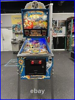 1990 Whirlwind Pinball Machine Leds Professional Techs Leds Pat Lawlor Wind