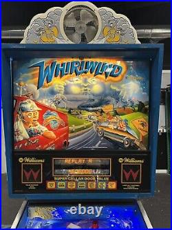 1990 Whirlwind Pinball Machine Leds Professional Techs Leds Pat Lawlor Wind