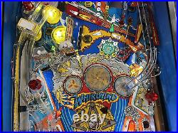 1990 Whirlwind Pinball Machine Leds Professional Techs Leds Pat Lawlor Wind