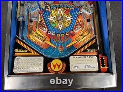 1990 Whirlwind Pinball Machine Leds Professional Techs Leds Pat Lawlor Wind