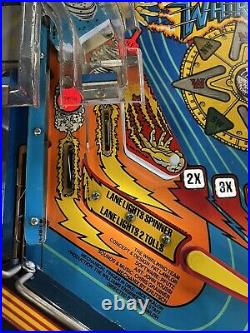 1990 Whirlwind Pinball Machine Leds Professional Techs Leds Pat Lawlor Wind