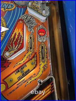 1990 Whirlwind Pinball Machine Leds Professional Techs Leds Pat Lawlor Wind