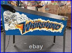 1990 Whirlwind Pinball Machine Leds Professional Techs Leds Pat Lawlor Wind