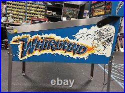 1990 Whirlwind Pinball Machine Leds Professional Techs Leds Pat Lawlor Wind