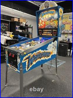 1990 Whirlwind Pinball Machine Leds Professional Techs Leds Pat Lawlor Wind