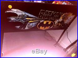 1991 Batman Data East Pinball Machine Super Nice Leds