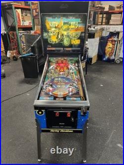 1991 Harley Davidson Pinball Machine Professional Techs Full Leds Plays Great