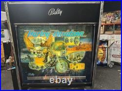 1991 Harley Davidson Pinball Machine Professional Techs Full Leds Plays Great